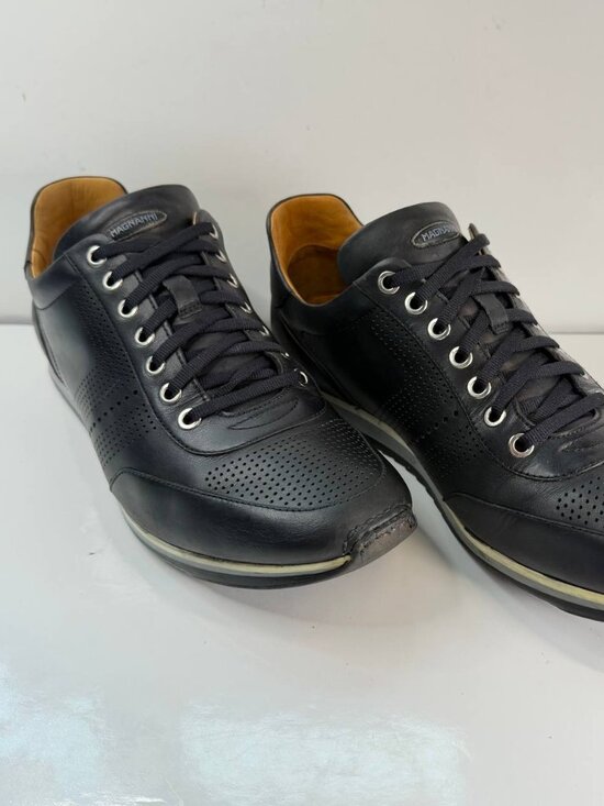 Magnanni Leather Sneakers – Made in Spain – Size US 9 - Picture 2 of 12